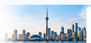 Toronto skyline representing Canada